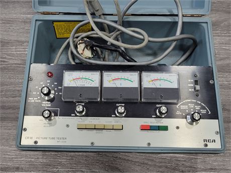 RCA PICTURE TUBE TESTER WT-333A