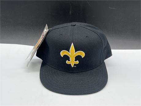 NEW OLD STOCK NEW ORLEANS SAINTS FITTED HAT