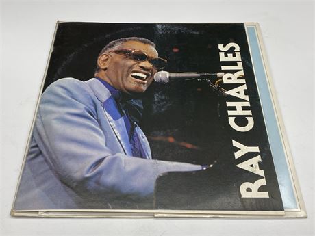 ITALY PRESS RAY CHARLES - INCLUDES BOOK - EXCELLENT (E)