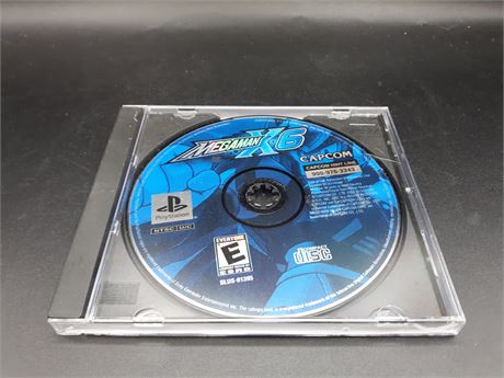 MEGA MAN X6 - DISC ONLY - EXCELLENT CONDITION - PLAYSTATION ONE