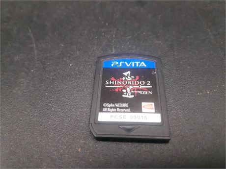 SHINOBIDO 2 - VERY GOOD CONDITION - PLAYSTATION VITA