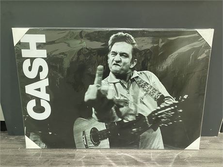 (NEW) JOHNNY CASH CANVAS (3ft’X2ft)
