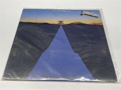JUDAS PRIEST - POINT OF ENTRY - VG (Slightly scratched)