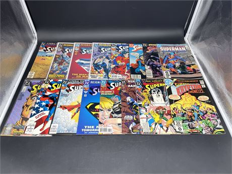 17 SUPERMAN COMICS