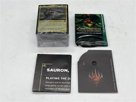 MAGIC THE GATHERING THE HOSTS OF MORDOR COMMANDER DECK