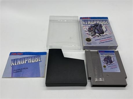 XENOPHOBE - NES COMPLETE W/BOX & MANUAL - EXCELLENT CONDITION