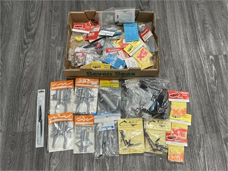 LARGE LOT OF MISC RC NEW OLD STOCK ACCESSORIES & PARTS