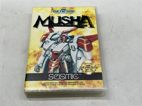 MUSHA (REPRODUCTION COVER & CASE) - SEGA GENESIS