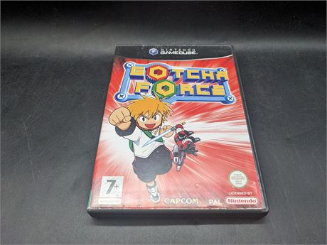 ULTRA RARE - GOTCHA FORCE (PAL EDITION) VERY GOOD CONDITION - GAMECUBE