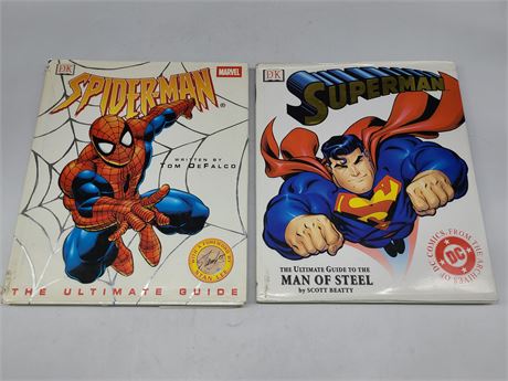 SPIDERMAN AND SUPERMAN BOOKS