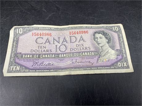 1954 CANADIAN $10 BILL