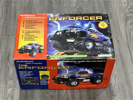 REMOTE CONTROL TRUCK ENFORCER - NEEDS BATTERY & CHARGER - WORKING