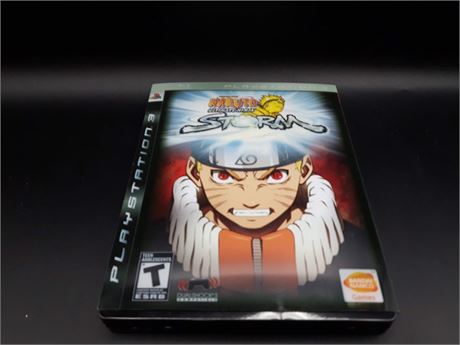 NARUTO ULTIMATE NINJ A STORM - LIMITED STEELBOOK - EXCELLENT CONDITION - PS3