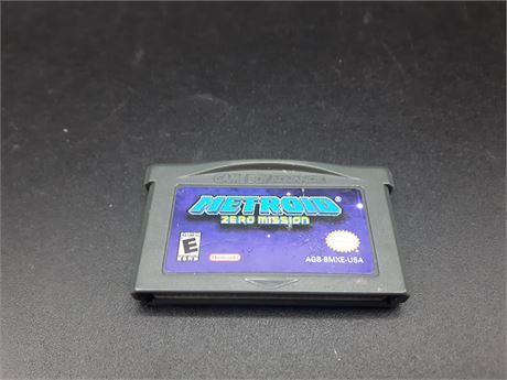 METROID ZERO MISSION - VERY GOOD CONDITION  GBA