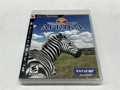 AFRIKA - PS3 - EXCELLENT CONDITION