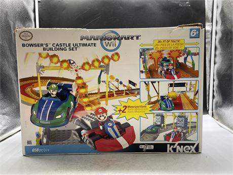 OPEN BOX MARIO KART WII BOWSERS ULTIMATE CASTLE WITH CARS