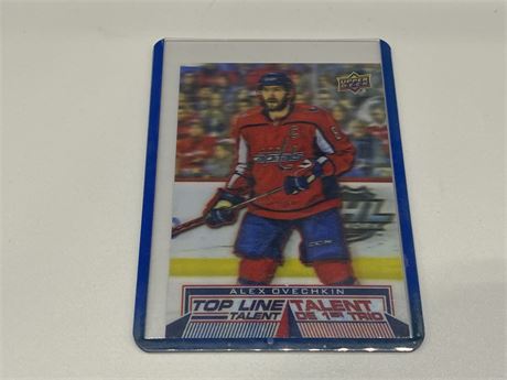 2018 OVECHKIN UD TOP LINE TALENT CARD