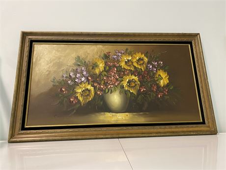 FLOWER PAINTING (55” x 31”)