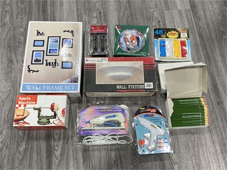 LOT OF NEW PRODUCT IN BOX