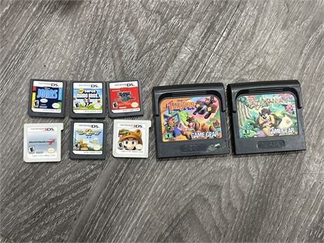LOOSE DS / GAME GEAR GAMES