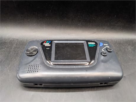 GAME GEAR CONSOLE - MAY NEED VARIOUS REPAIRS - AS IS