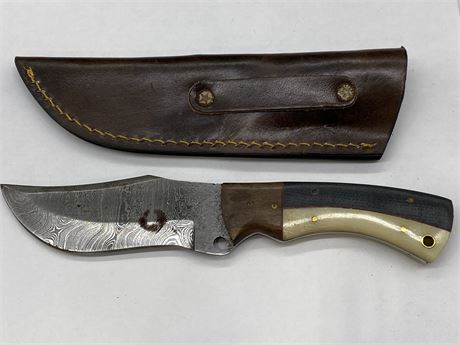 BESKAR KNIFE W/SHEATH (4.5” BLADE)