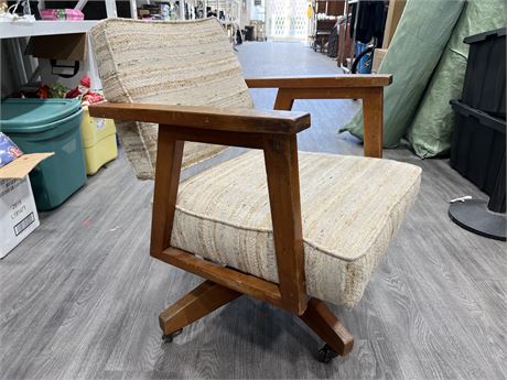 VINTAGE ROLLING CHAIR - POSSIBLE DANISH