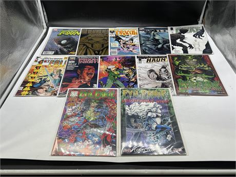 12 FIRST ISSUE COMICS