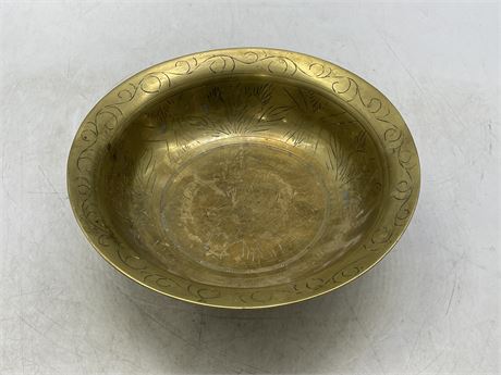 EARLY CHINESE DRAGON BOWL (9”)