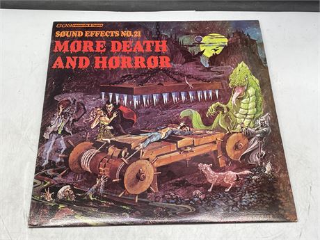 MORE DEATH AND HORROR SOUND EFFECTS - NEAR MINT (NM)