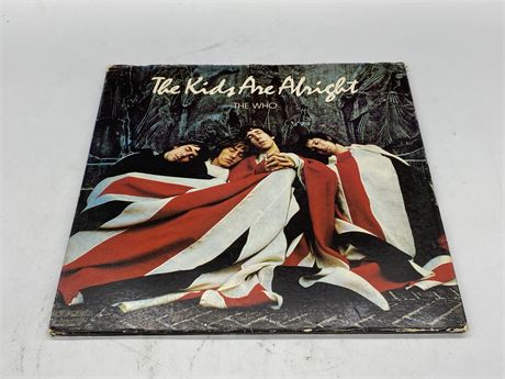 THE WHO - THE KIDS ARE ALRIGHT 2LP - VG+