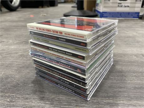 10 ROLLING STONES CDS - HTF COLLECTION - EXCELLENT COND.