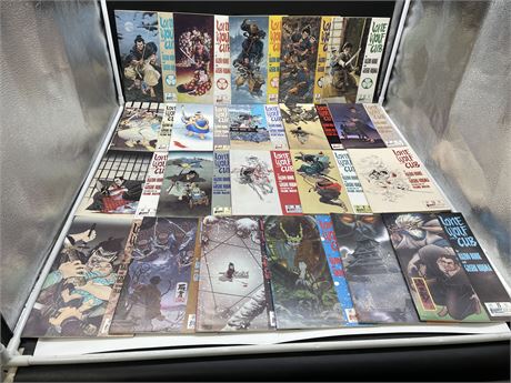 21 ISSUES OF LONE WOLF AND CUB INCL: #1-11, #25-26, #30, #32, #35, & #41-45