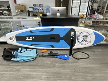 RUN WAVE 11FT KOHALA INFLATABLE PADDLE BOARD WITH ACCESSORIES