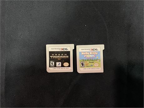 2 NINTENDO 3DS GAMES
