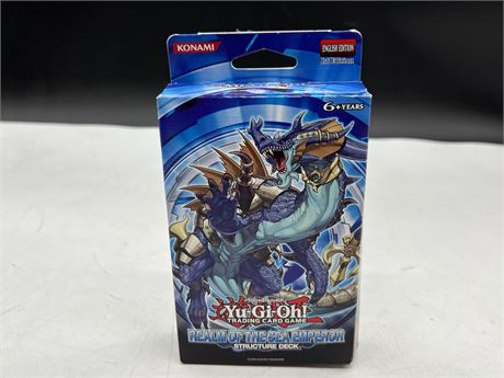 1996 YU-GI-OH UNOPENED REALM OF THE SEA EMPEROR STRUCTURE DECK