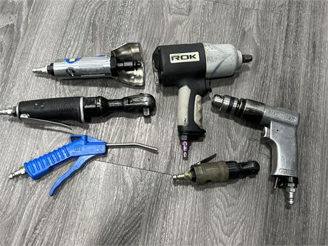 6 WORKING AIR TOOLS