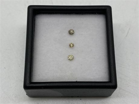 GENUINE NATURAL FANCY COLOURED DIAMONDS SI QUALITY - 0.16CT