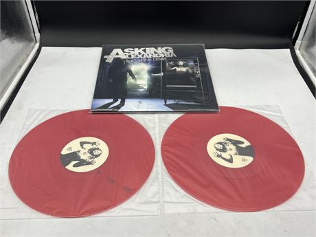 ASKING ALEXANDRIA - FROM DEATH TO DESTINY 2LP RED VINYL - NEAR MINT (NM)