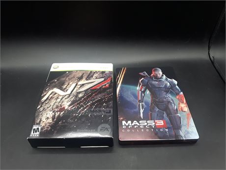 MASS EFFECT STEELBOOK / COLLECTORS EDITION - XBOX 360 GAMES