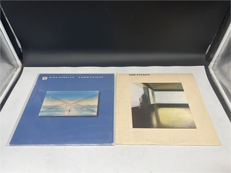 2 DIRE STRAIGHTS RECORDS - VG+