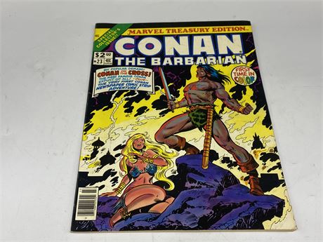 LARGE COMIC CONAN #23 1979 1ST COLOUR ISSUE