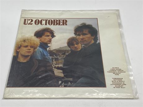 U2 - OCTOBER - NEAR MINT (NM)