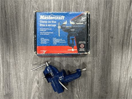 MASTERCRAFT CLAMP-ON VISE IN BOX