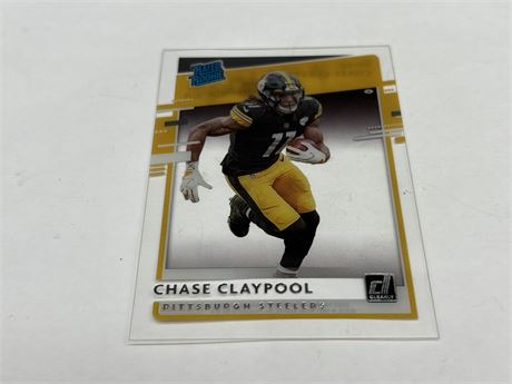 ROOKIE CHASE CLAYPOOL - DONRUSS CLEARLY