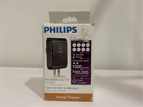 NEW PHILLIPS HOME THEATRE SURGE PROTECTOR