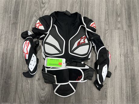 NEW ALPINE STAR BIONIC CHEST, BACK PLATE PROTECTION & ELBOWS - SIZE M