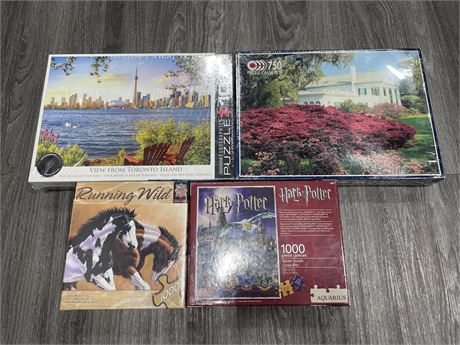 SEALED LOT OF 5 JIGSAW PUZZLES