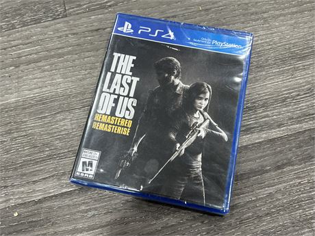 SEALED LAST OF US REMASTERED - PS4