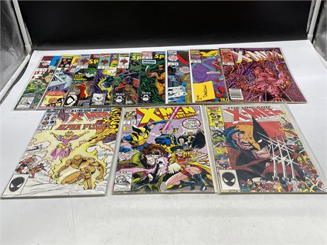 12 SPIDER-MAN & X-MEN COMICS